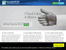 Tablet Screenshot of followlike.net